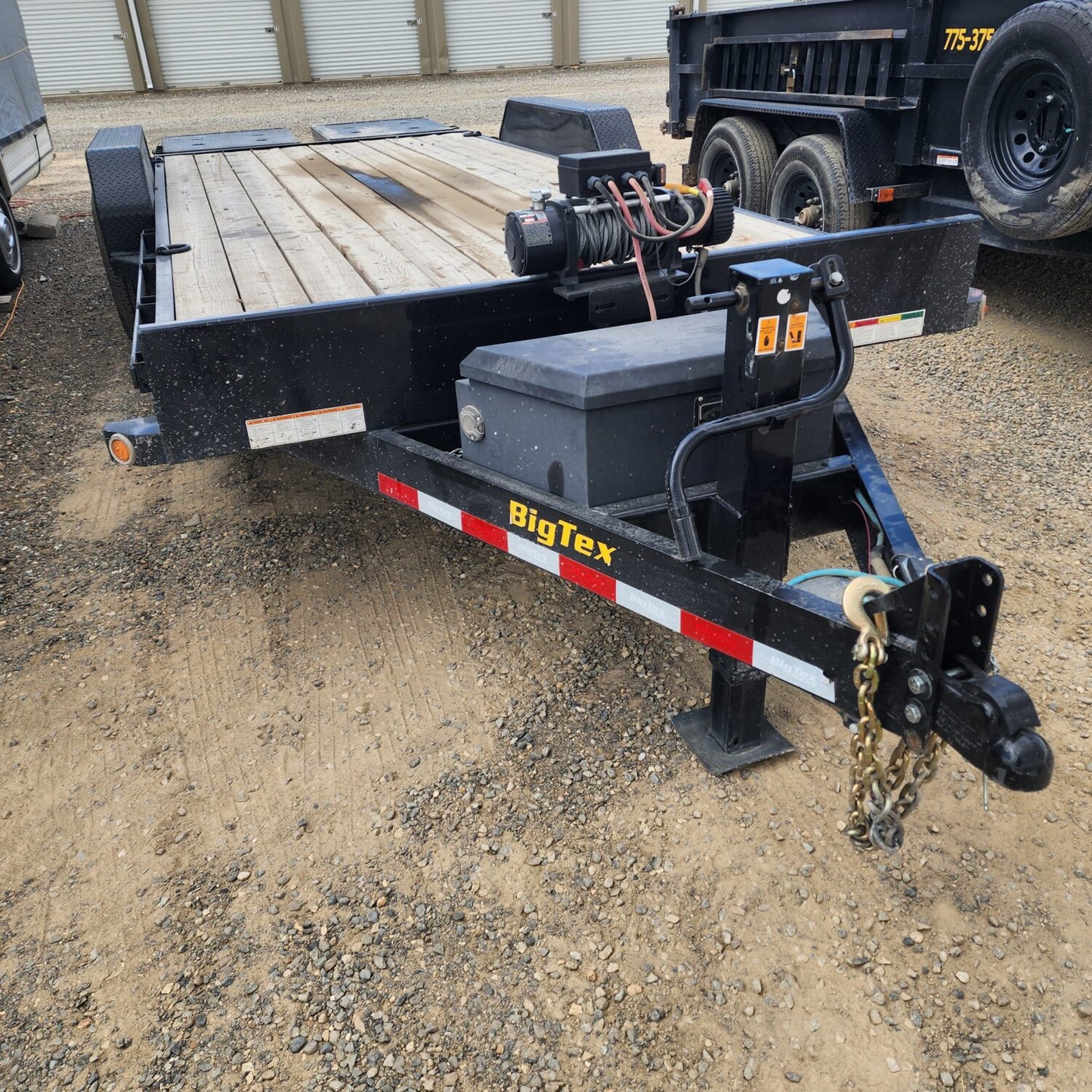 Flat Bed Trailer with Winch