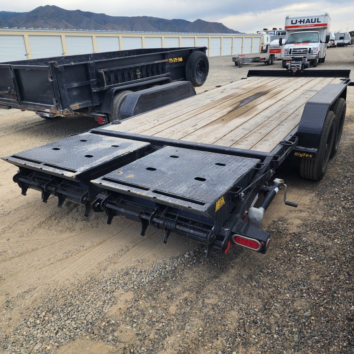 Flat Bed Trailer with Winch